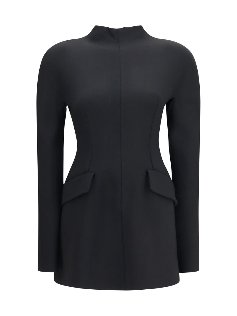 Max Mara Sportmax Max Mara Sportmax Tefrite Dress Black - World Class Fashion