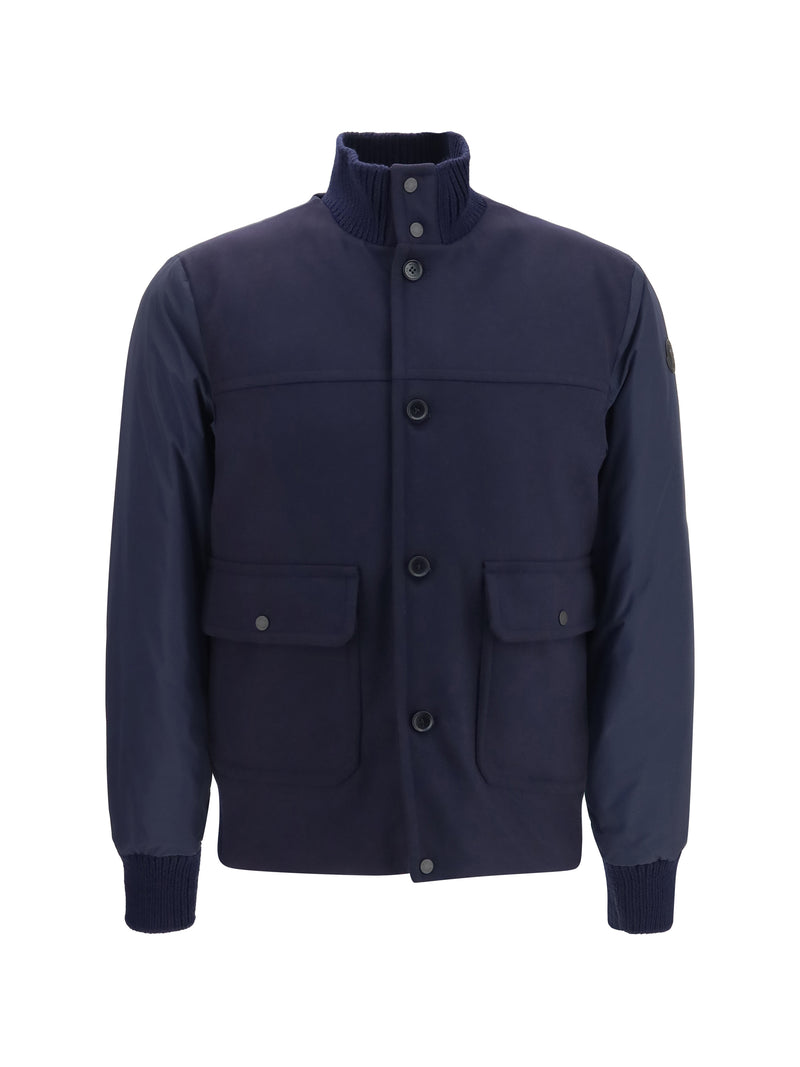 Moncler Moncler Urvalis Jacket Dark Blue Men - World Class Fashion