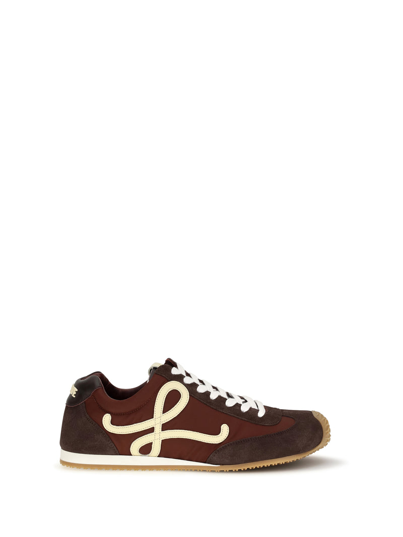 Loewe Loewe Ballet Runner 2.0 Sneakers Copper Red/Vanilla/Aubergine - World Class Fashion