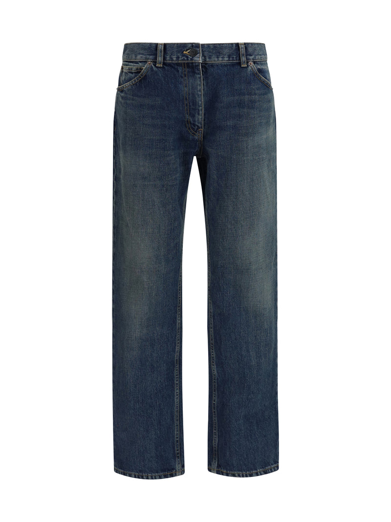 The Row The Row Dinni Denim Jeans Medium Indigo - World Class Fashion