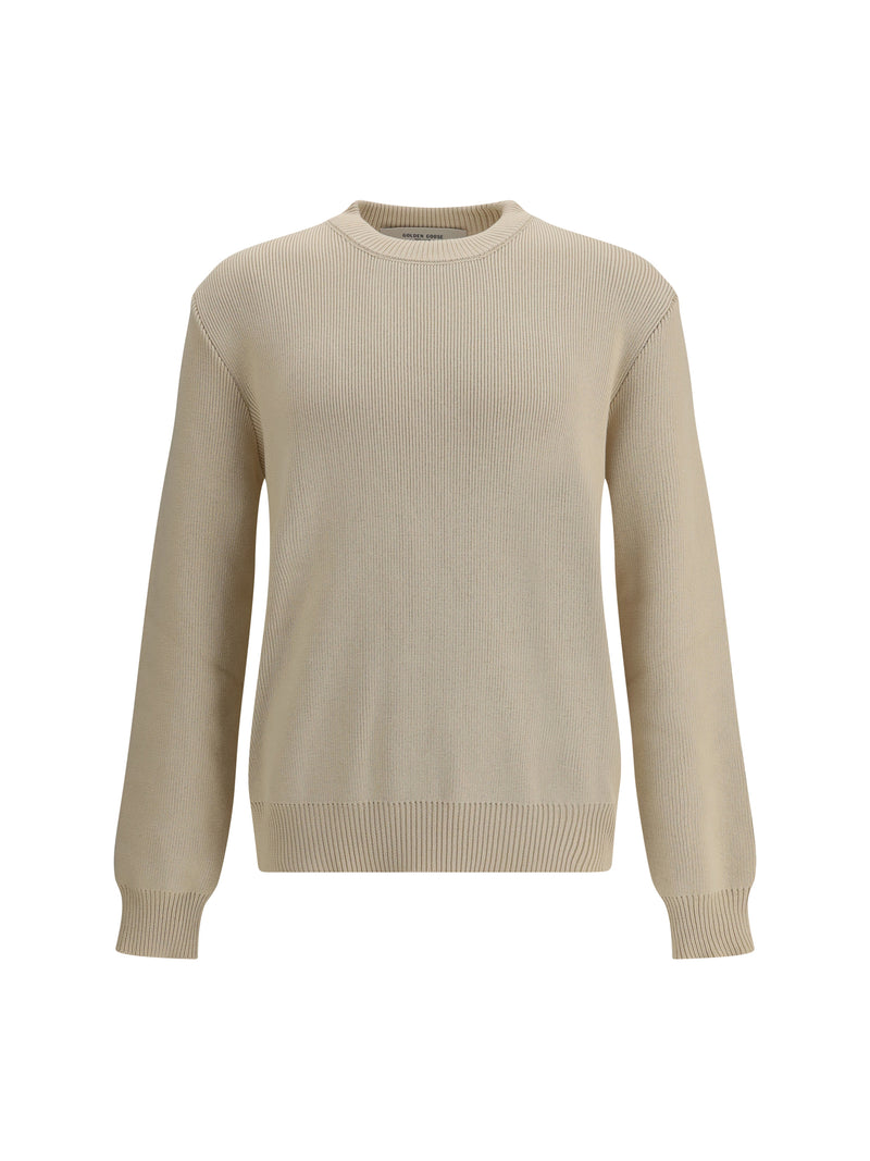 Golden Goose Golden Goose Ribbed-knit Sweater Travertine - World Class Fashion