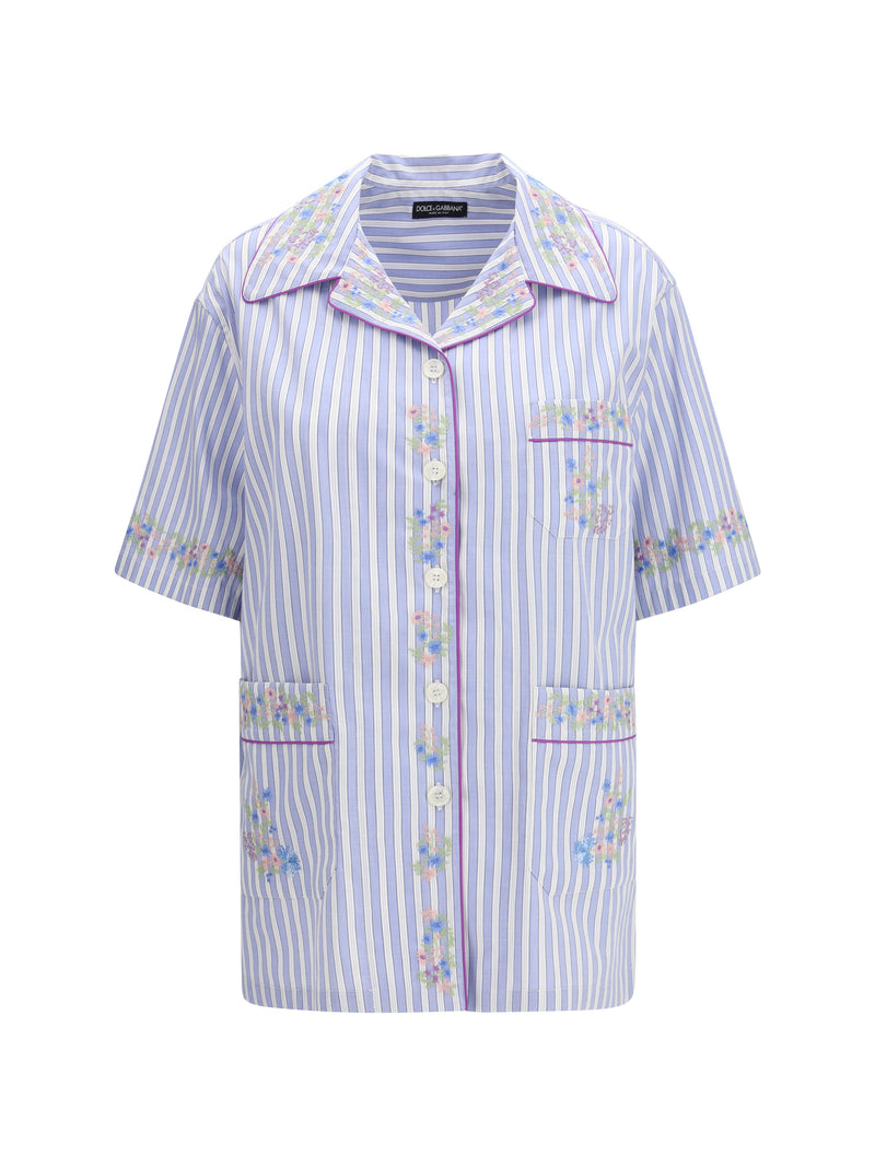 Dolce & Gabbana Dolce & Gabbana Short-sleeve Shirt Ricamati Women - World Class Fashion