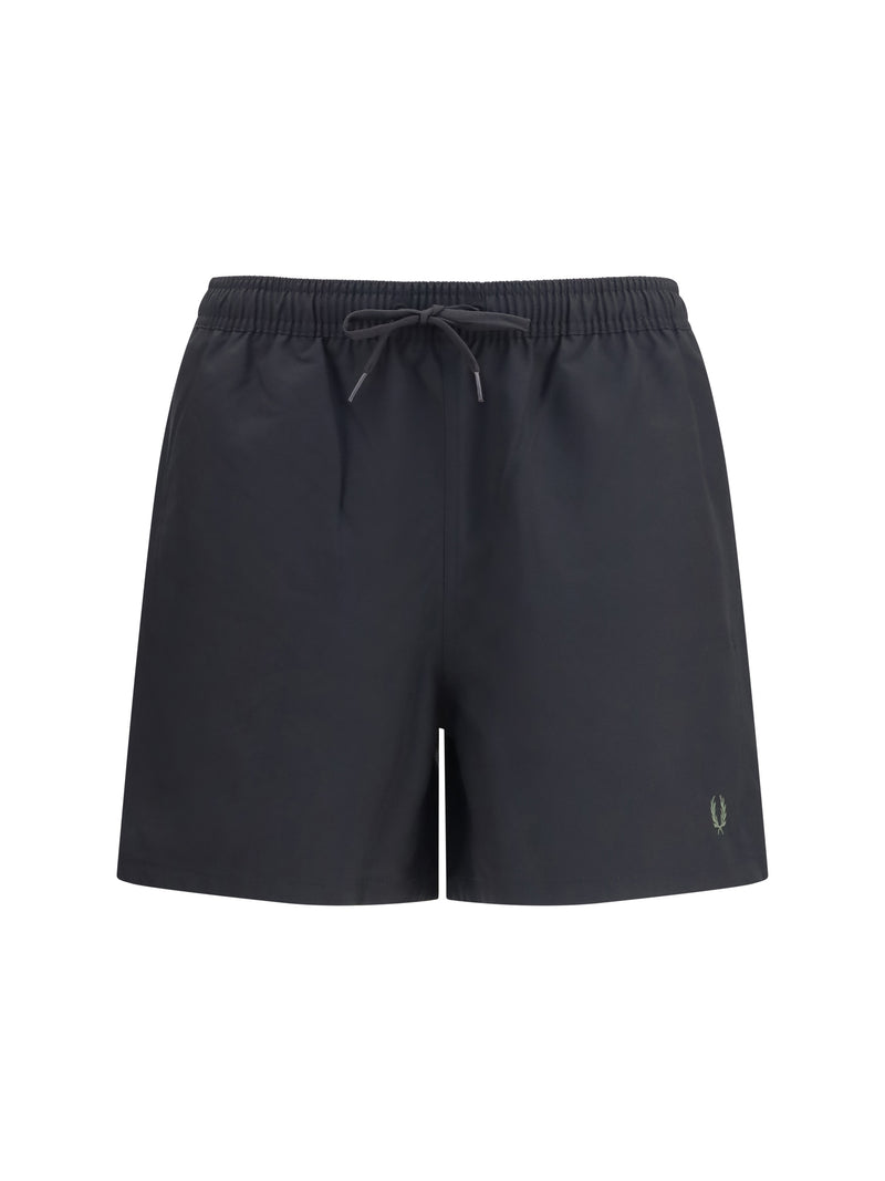 Fred Perry Fred Perry Swim Shorts Black Men - World Class Fashion