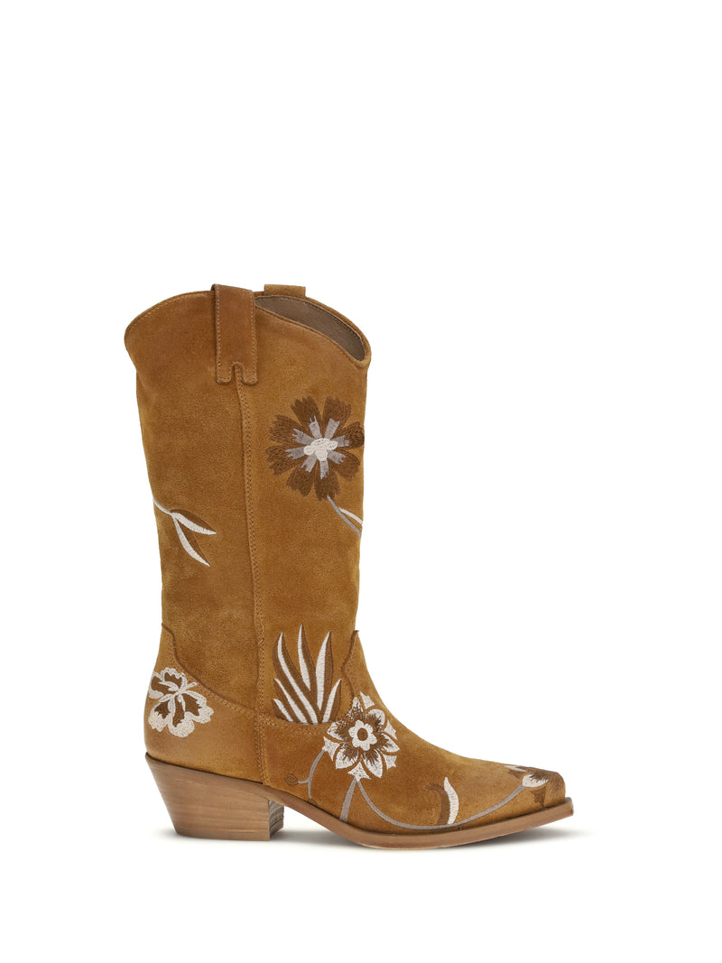 P.a.r.o.s.h. P.a.r.o.s.h. Texan Boots Cammello - World Class Fashion
