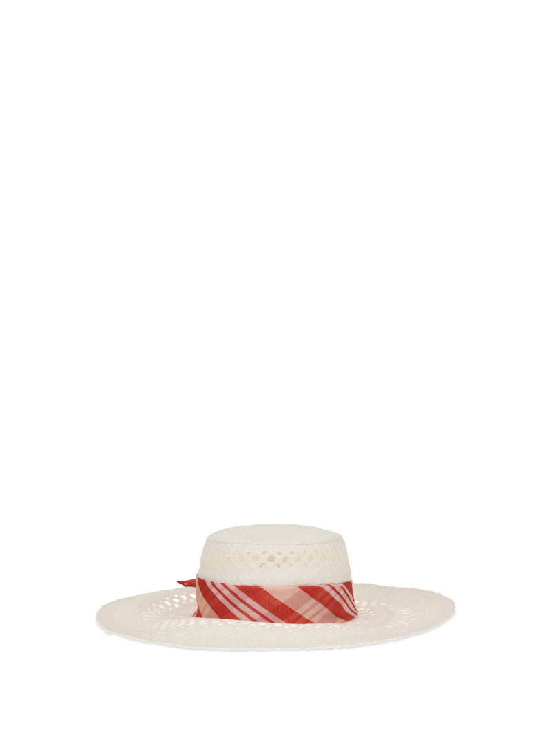 Ermanno Scervino Ermanno Scervino Women Hat Banana Crepe/Biondo - World Class Fashion