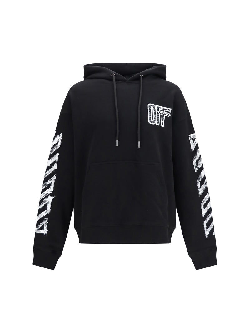 Off-white Off-white Motion Arrow Hoodie Black - World Class Fashion