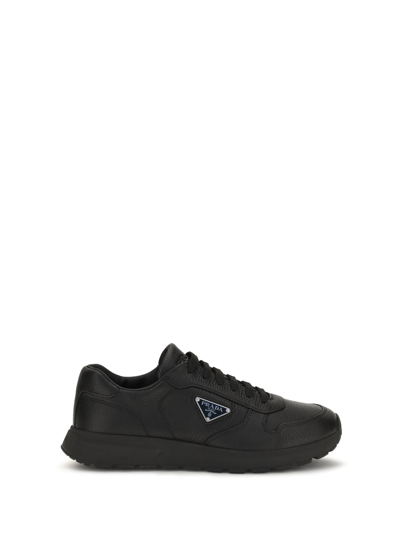Prada Prada Prax 2.0 Fabric and Mesh Sneakers Black - World Class Fashion