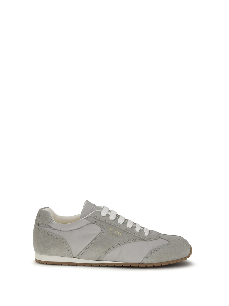 Prada Prada Suede and Fabric Sneakers Nube - World Class Fashion