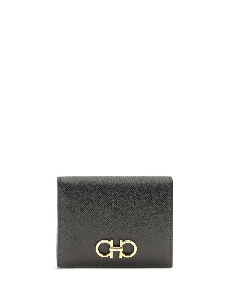Ferragamo Ferragamo Calfskin Wallet Black Women - World Class Fashion