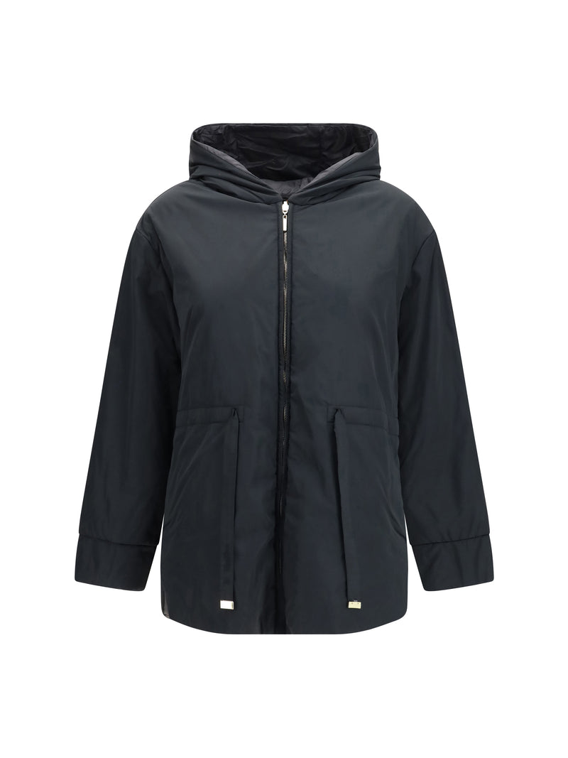 Max Mara The Cube Max Mara The Cube Reversible Padded Parka In Radzmir And Water Repellent Canvas - World Class Fashion