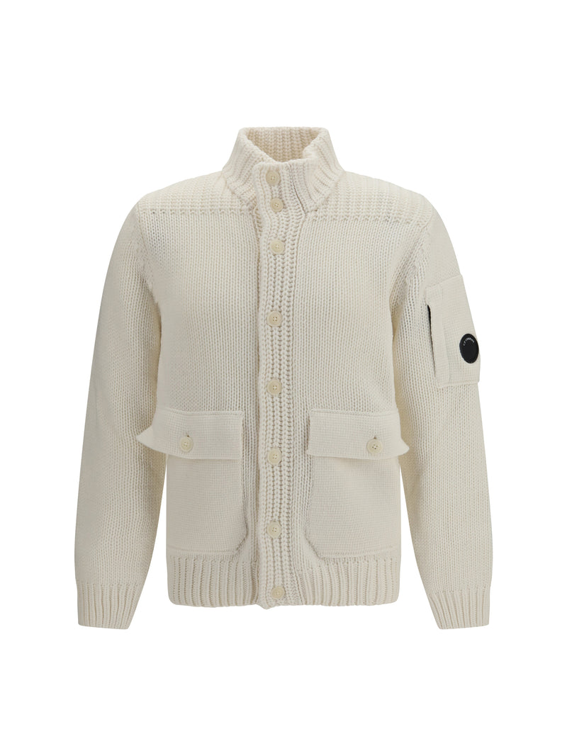 C.P. Company C.P. Company Lambswool Sweater Gauze White - World Class Fashion