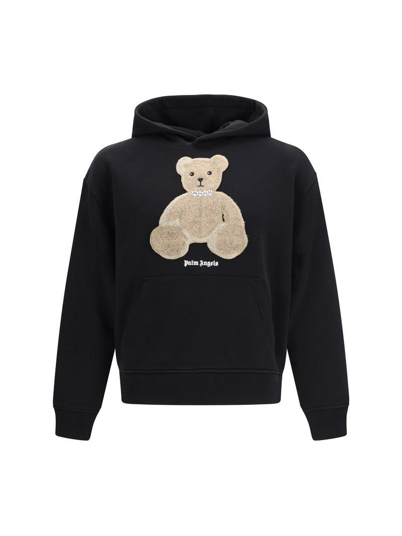 Palm Angels Palm Angels Bear Hoodie Black Brown - World Class Fashion