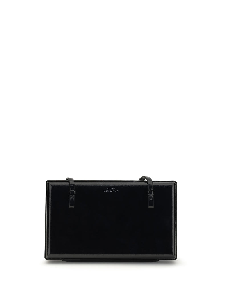 Toteme Bolso de hombro Toteme Naplack Cocktail negro - World Class Fashion