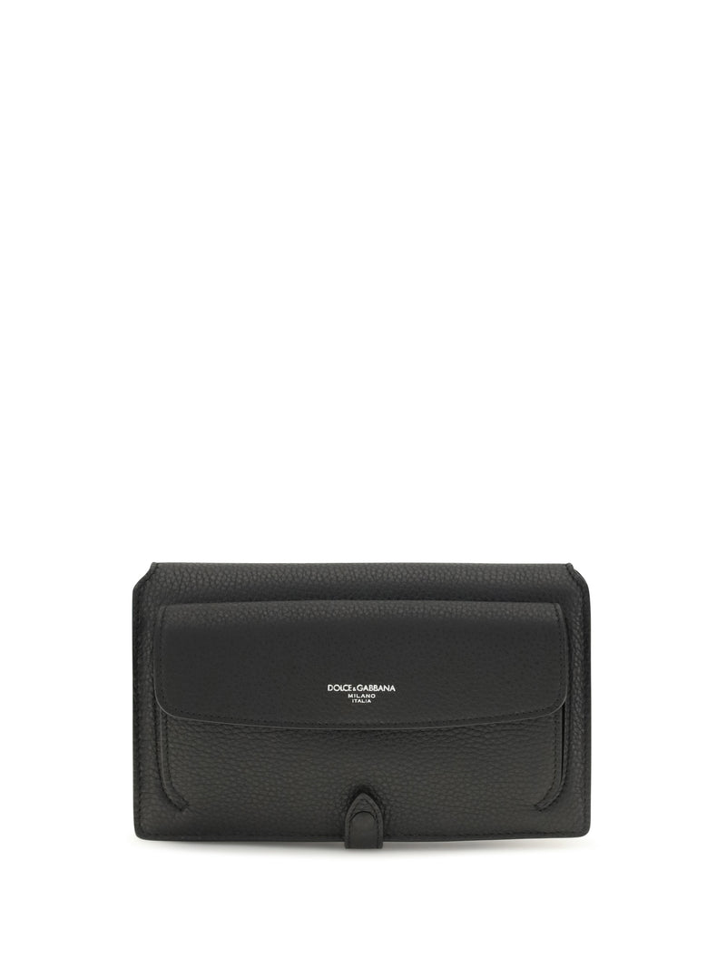 Dolce & Gabbana Dolce & Gabbana Calfskin Crossbody Minibag Nero - World Class Fashion