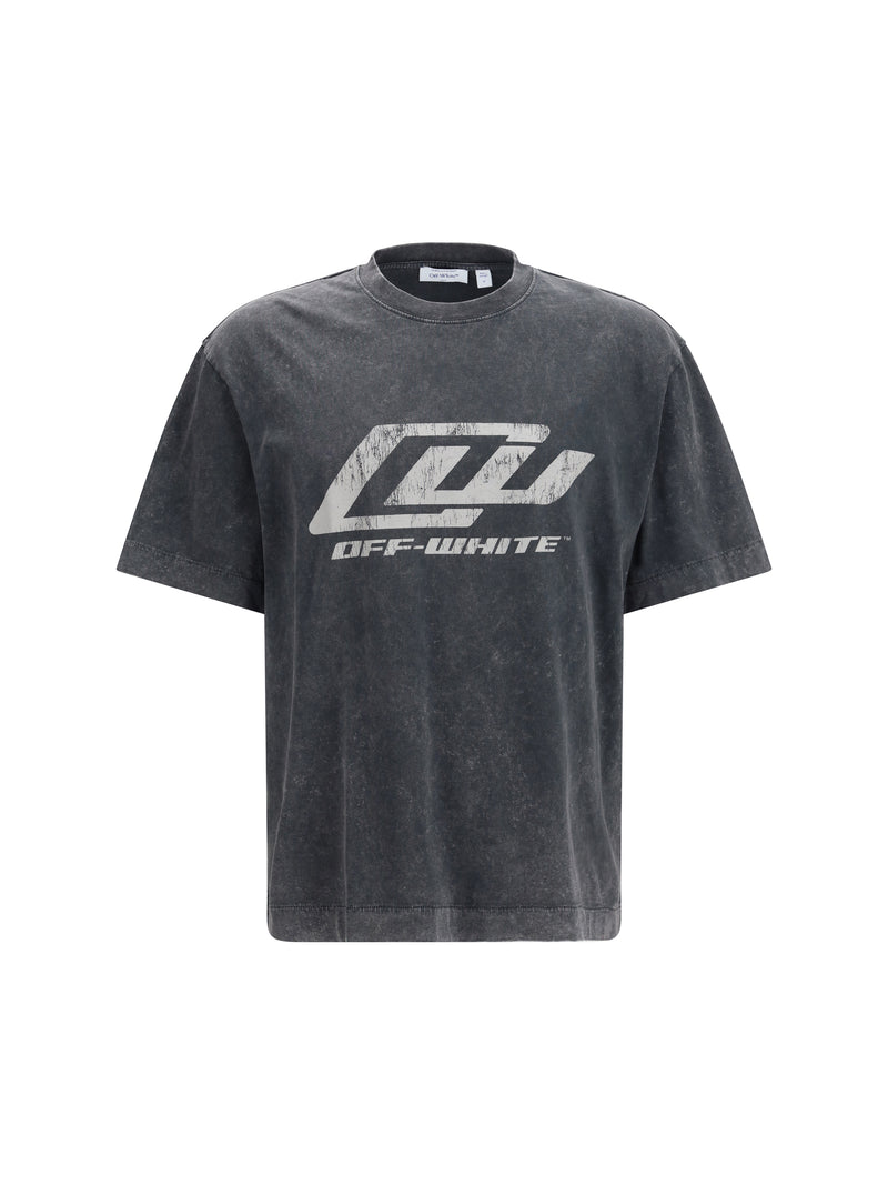 Off-white Off-white Racing Skate T-shirt Mareado Black - World Class Fashion