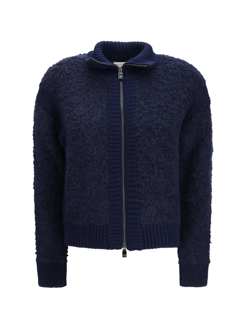 Jacob Cohen Jacob Cohen Alpaca-blend Bouclé Cardigan 0937A - World Class Fashion