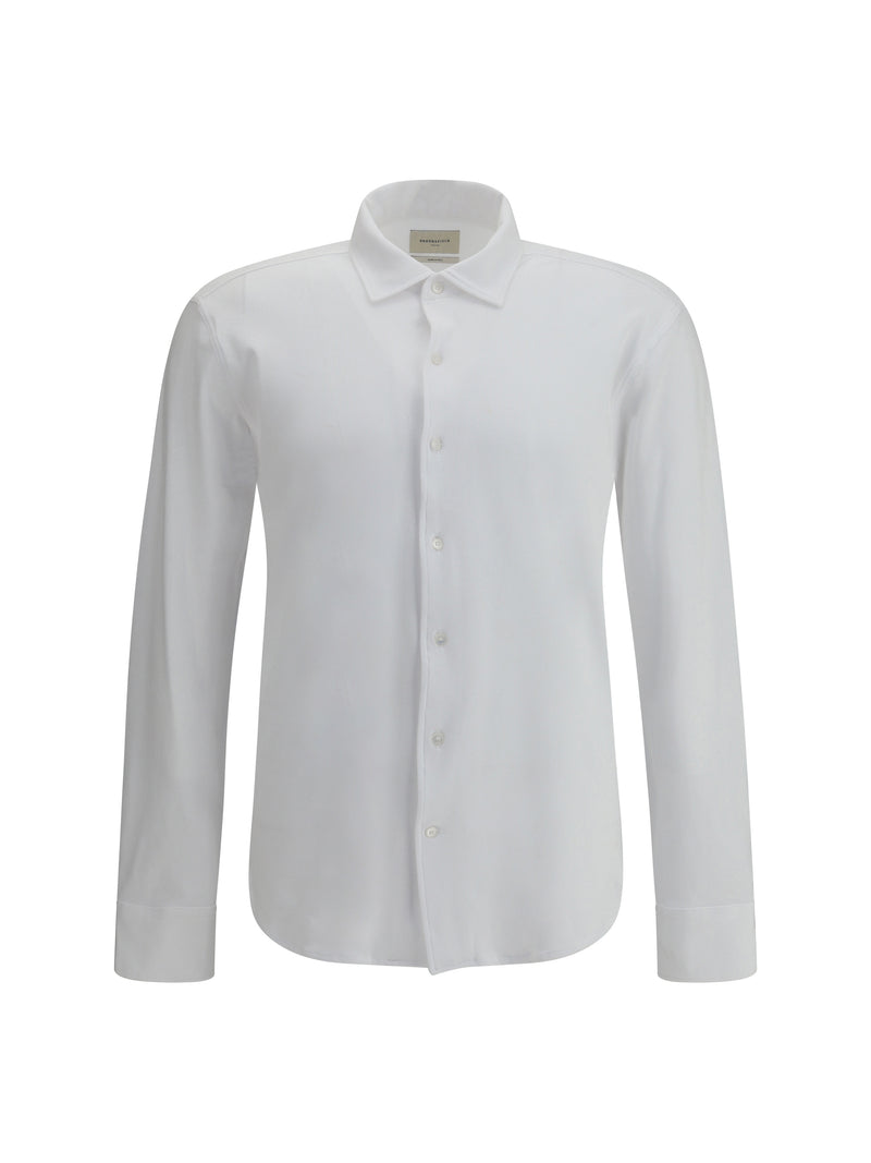 Brooksfield Brooksfield Cotton Shirt White Men - World Class Fashion