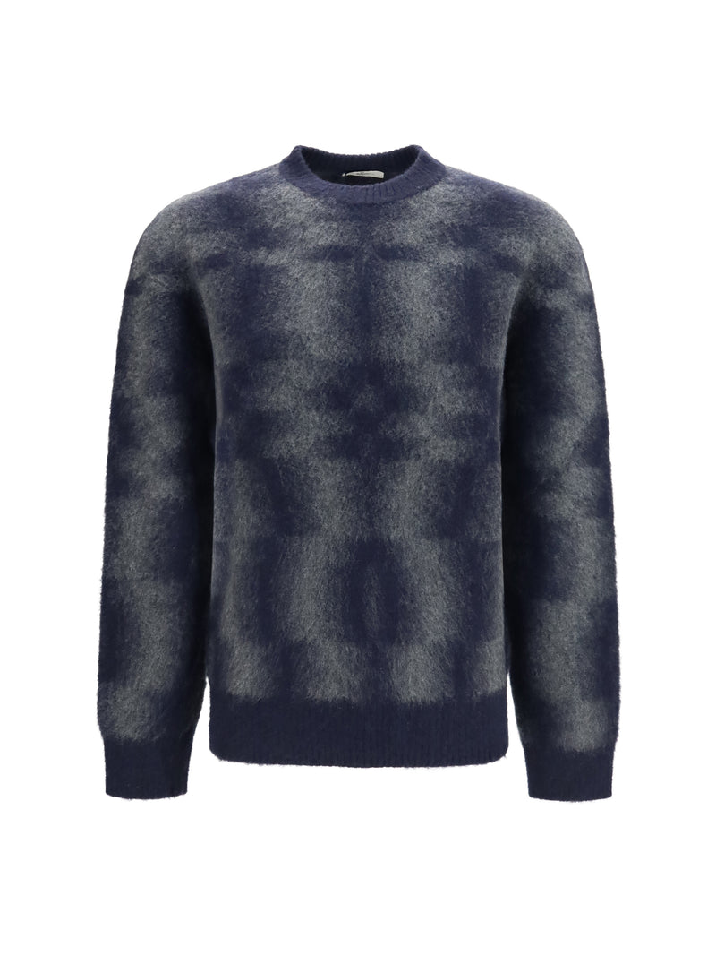 Piacenza Cashmere Piacenza Cashmere Virgin Wool Crewneck Sweater Grey - World Class Fashion