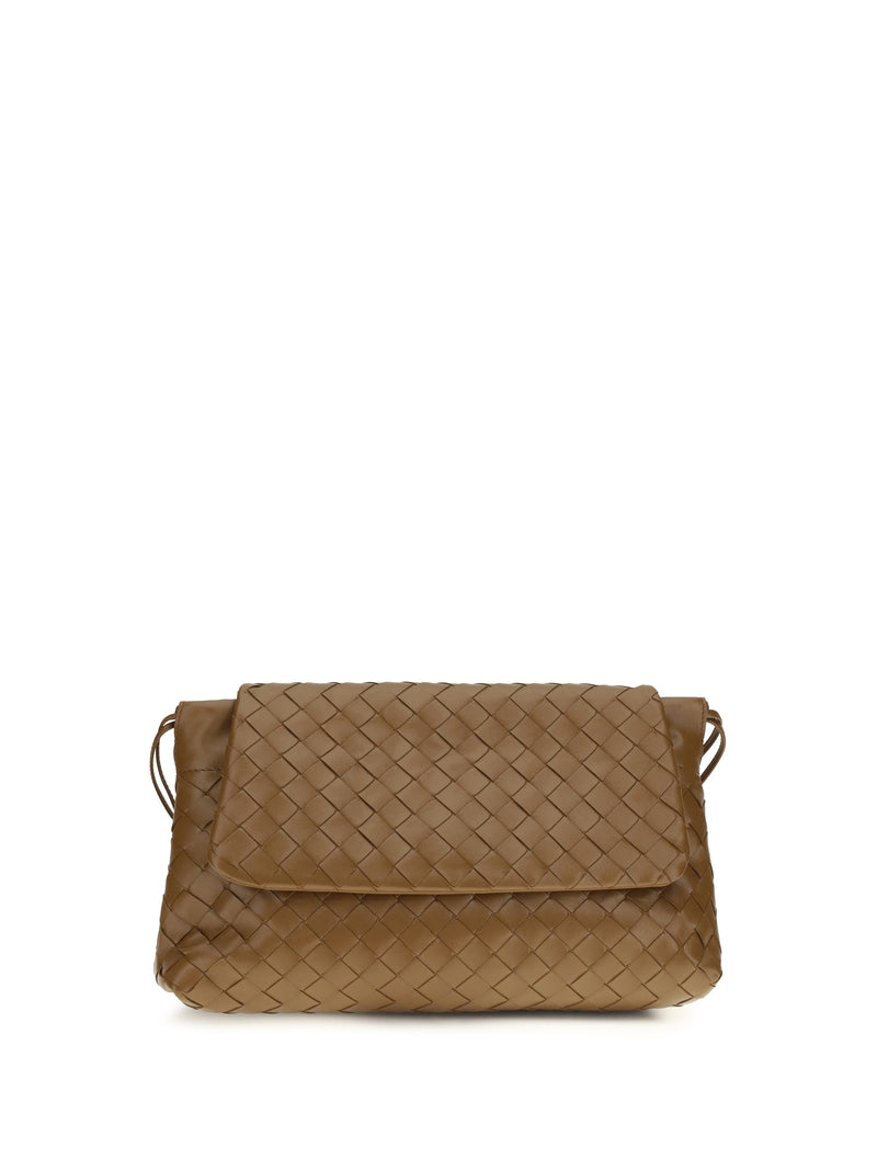 Bottega Veneta Bottega Veneta Intrecciato Shoulder Bag Dark Caramel - World Class Fashion