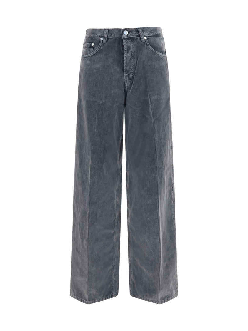 Haikure Haikure Bethany Velvet Pier Pants Grey - World Class Fashion