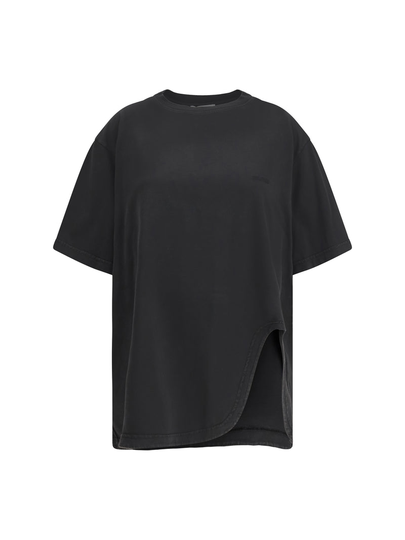 The Attico The Attico Oversized T-shirt Faded Black Women - World Class Fashion