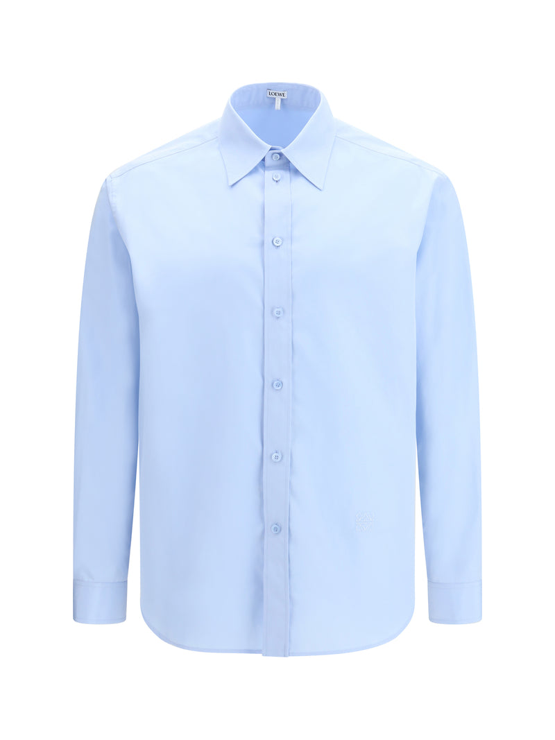 Loewe Loewe Classic Cotton Shirt Light Blue Men - World Class Fashion