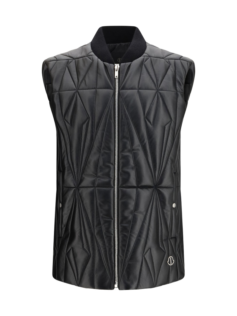 Moncler + Rick Owens Moncler + Rick Owens Geocamo Flight Vest Black - World Class Fashion