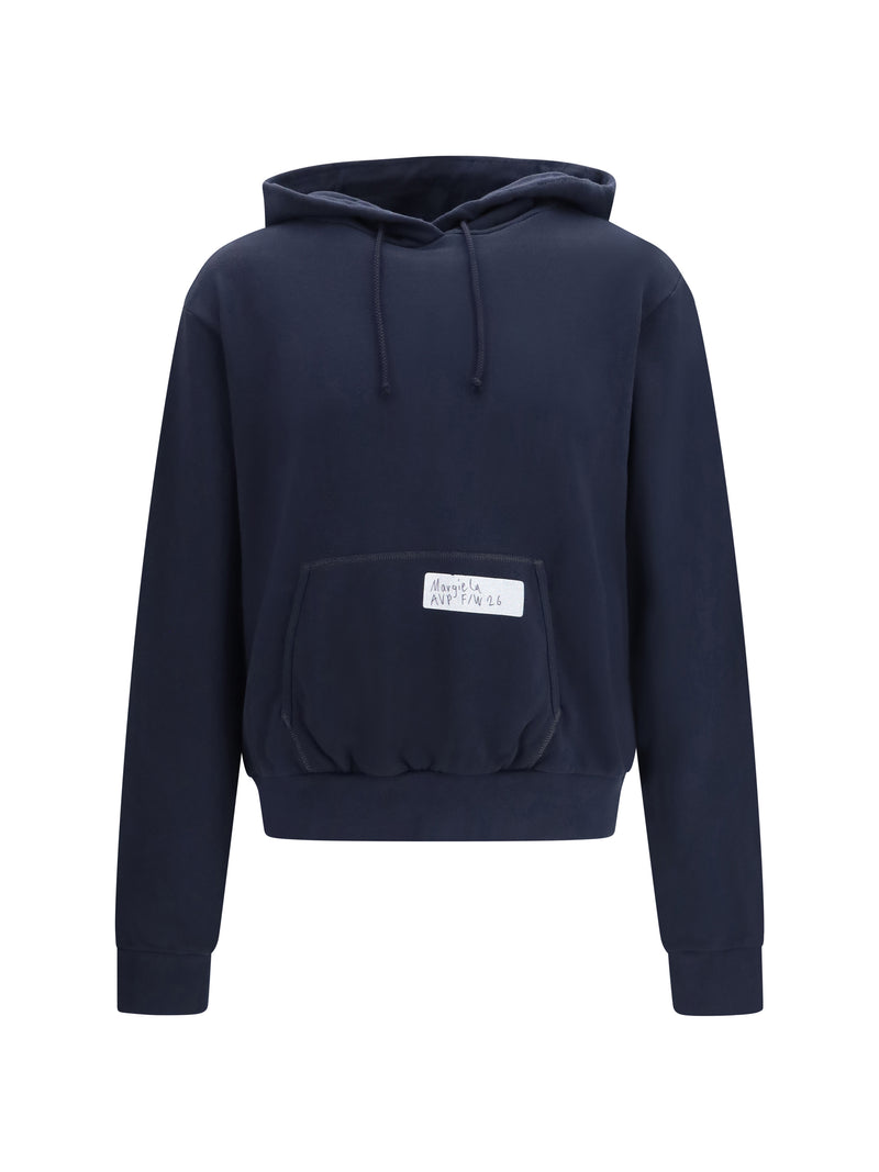 Margiela Margiela Hooded Sweatshirt Blue Men - World Class Fashion