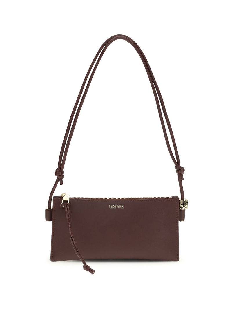 Loewe Loewe Joya Clutch Bag Dark Burgundy - World Class Fashion