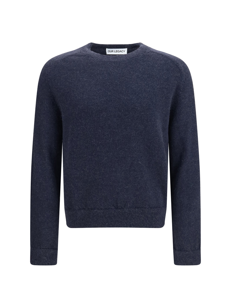 Our Legacy Our Legacy True Roundneck Sweater Charcoal - World Class Fashion