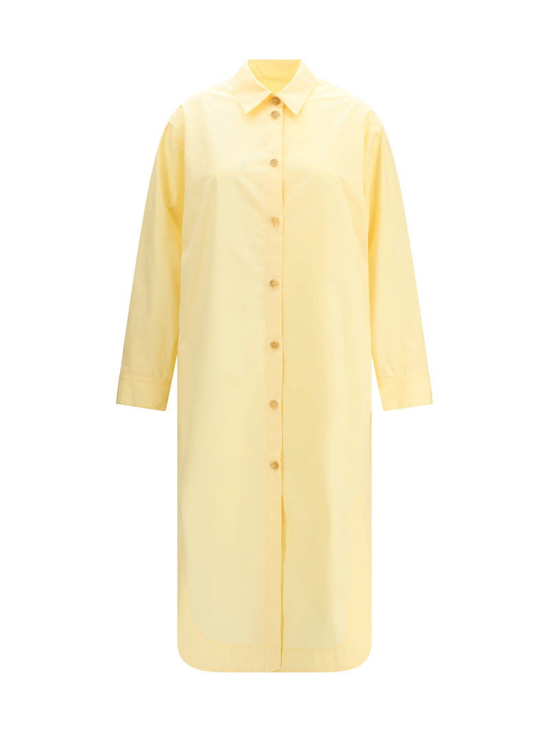 Khaite Khaite Gloria Dress Pale Yellow - World Class Fashion