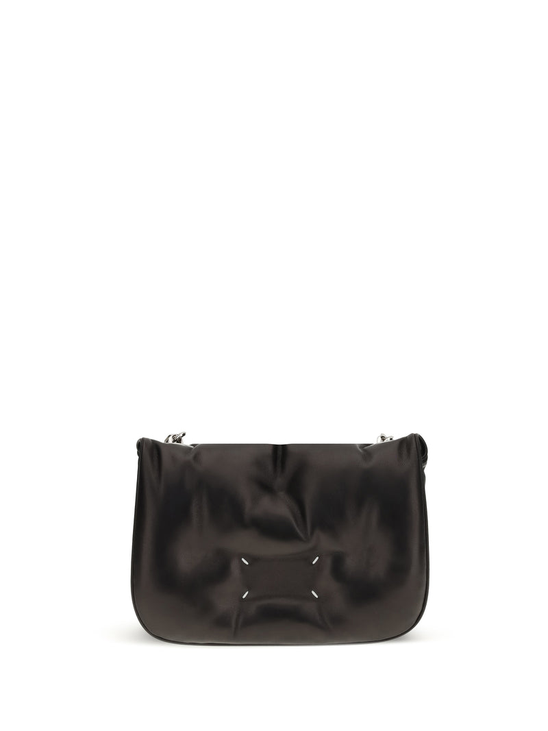 Margiela Margiela Glam Slam Flap Quilted Leather Mini Bag Black - World Class Fashion