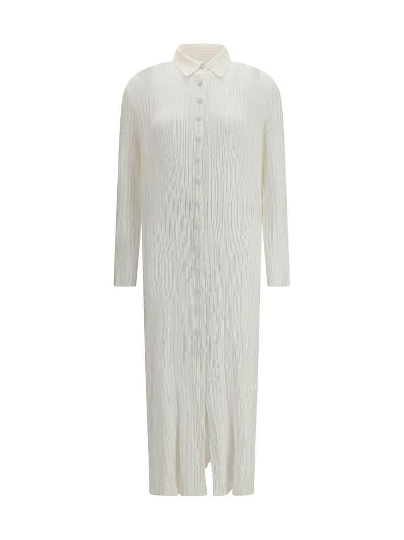 Gongdid Design Gongdid Design Long Wave Dress White - World Class Fashion