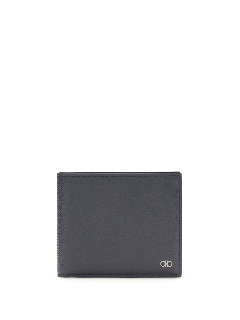 Ferragamo Ferragamo Leather Wallet New Navy Men - World Class Fashion
