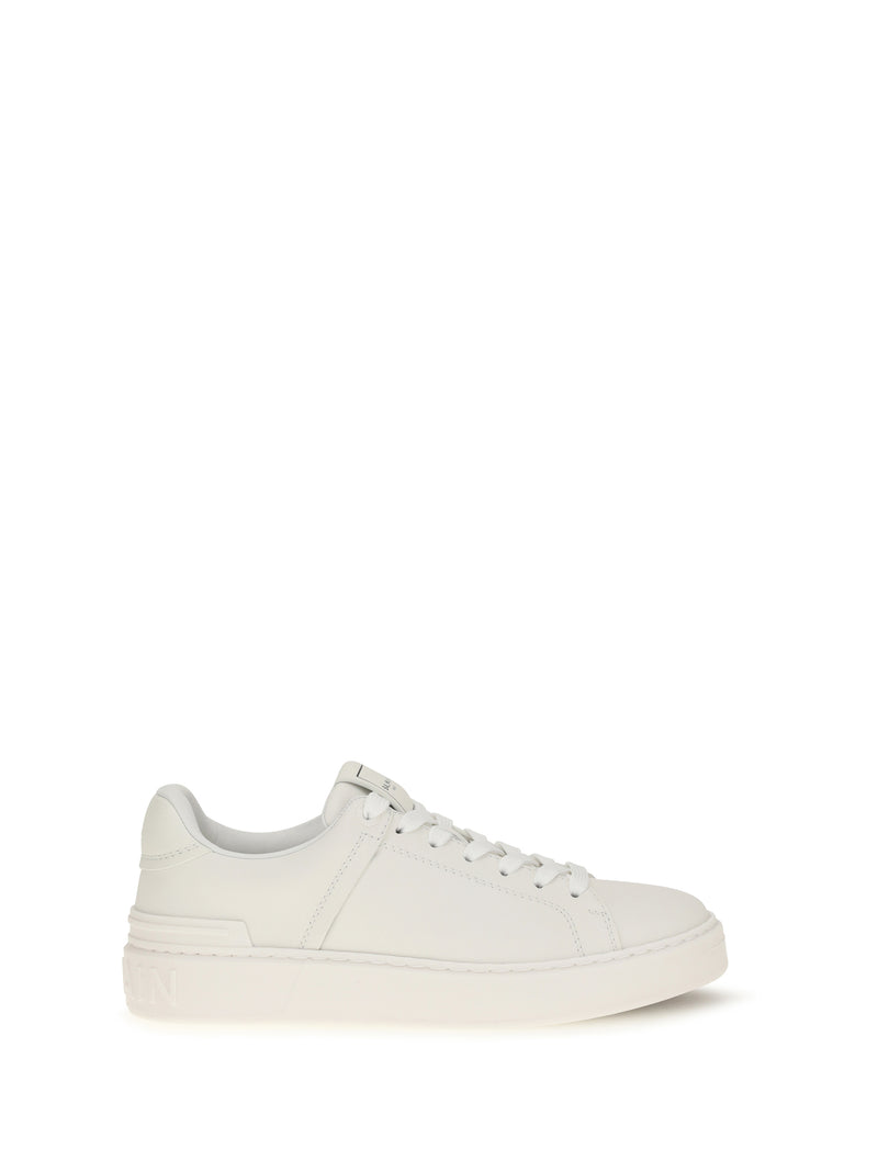 Balmain Balmain B-court Leather Sneakers - World Class Fashion