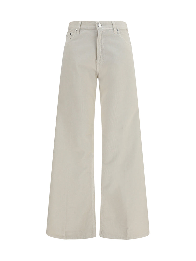Haikure Haikure Clara Velvet Pier Jeans Snow - World Class Fashion