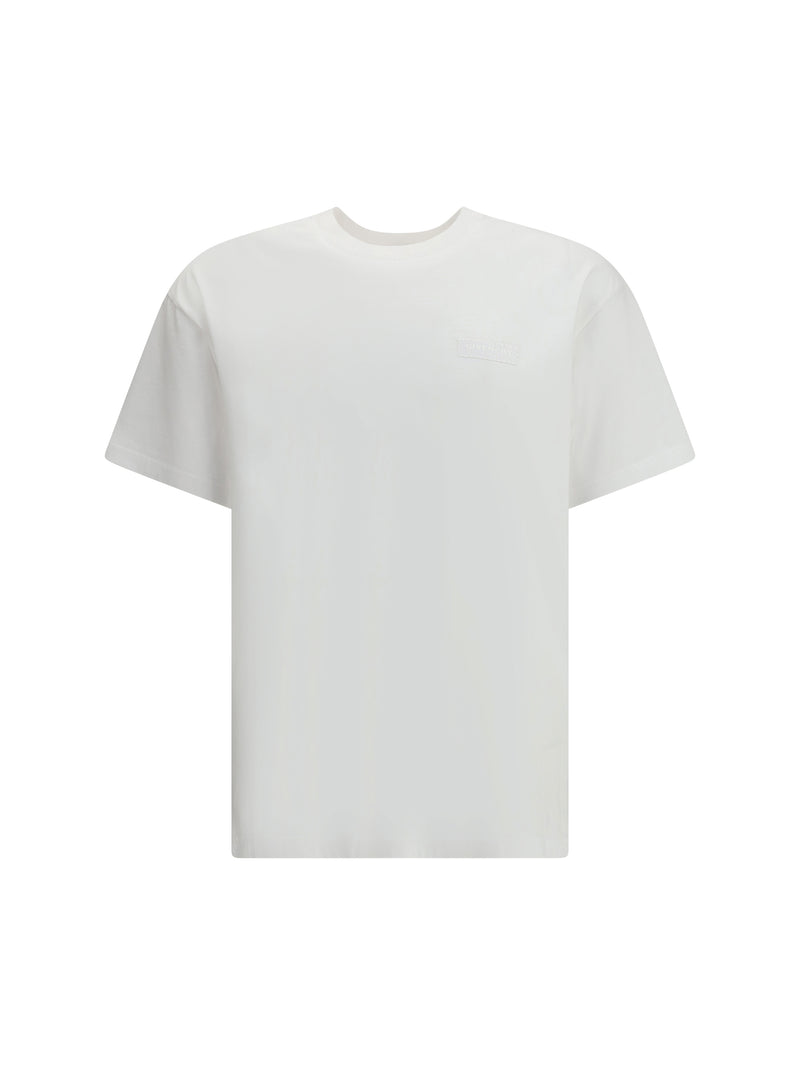 Givenchy Givenchy Cotton T-shirt with Logo Patch White - World Class Fashion
