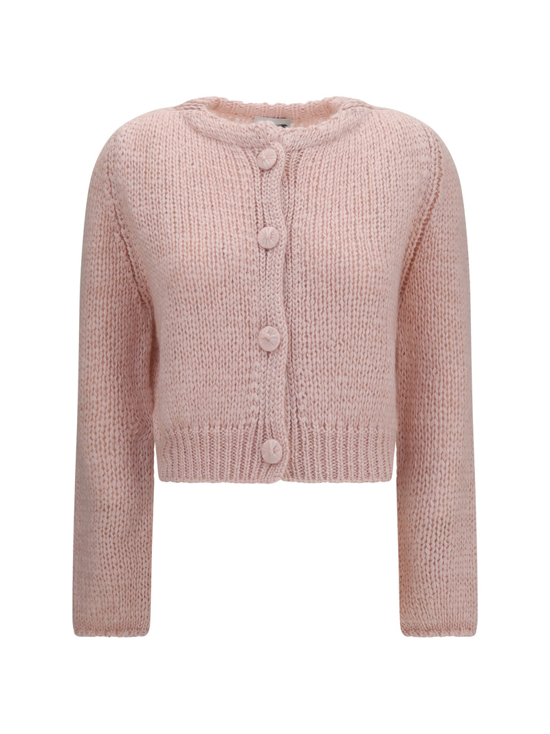 Forte_forte Forte_forte Chunky Knit Cardigan With Buttons - World Class Fashion