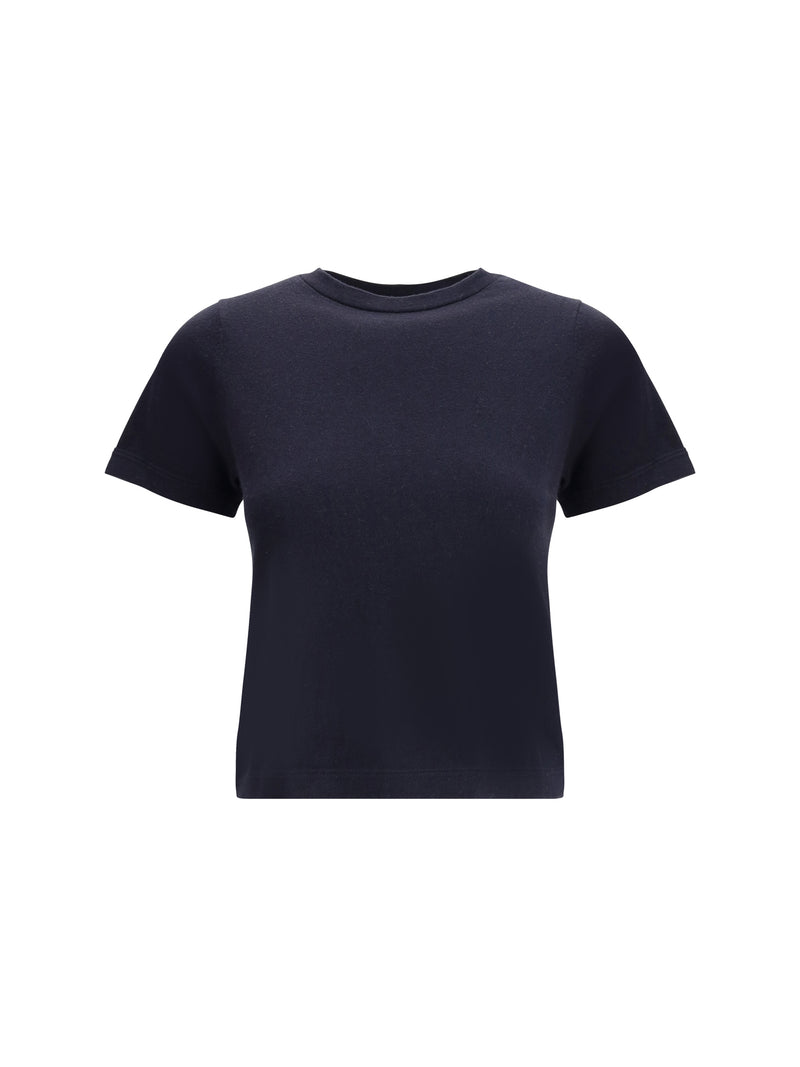 Extreme Cashmere Extreme Cashmere Knit T-shirt Navy Women - World Class Fashion
