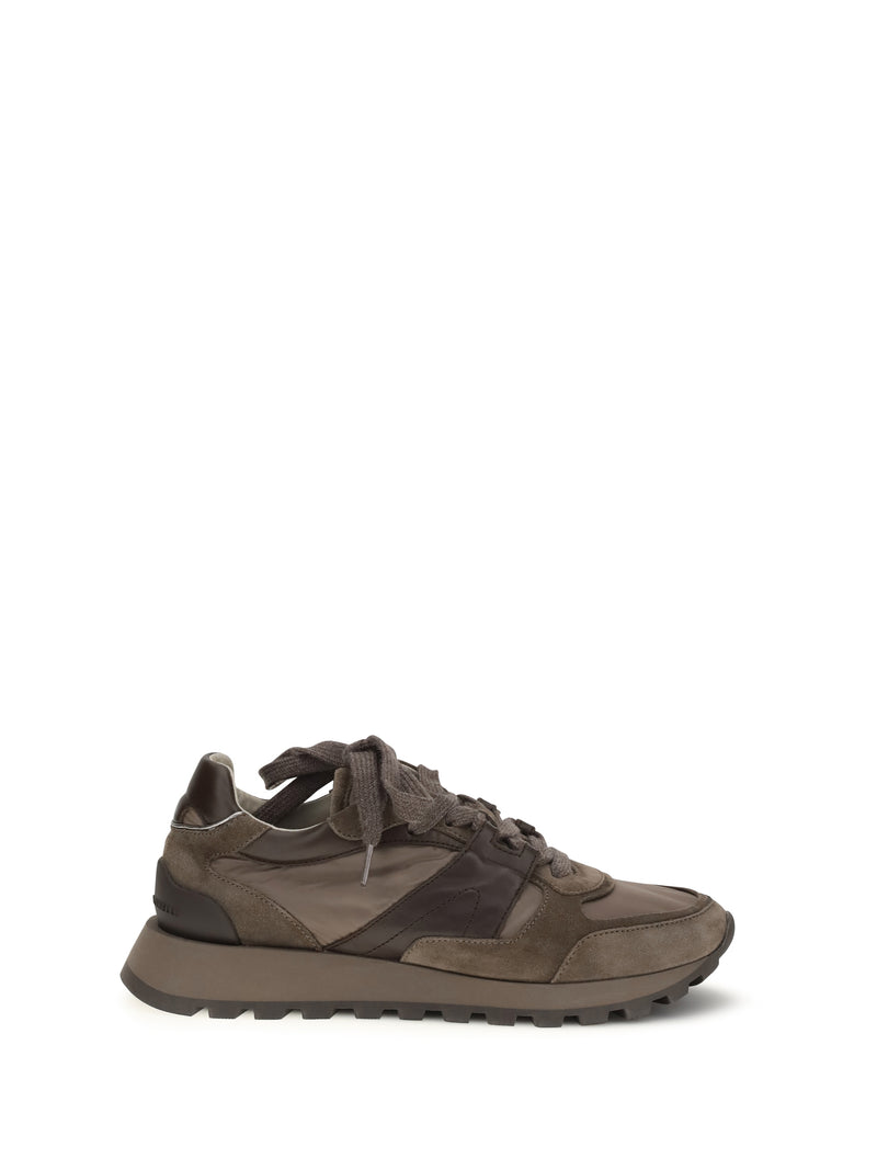 Brunello Cucinelli Brunello Cucinelli Suede Sneakers Torba - World Class Fashion