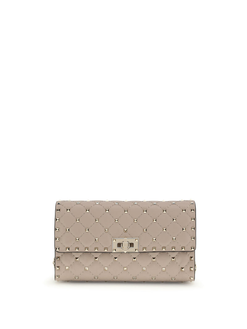 Valentino Garavani Valentino Garavani Rockstud Spike Quilted Nappa Shoulder Bag - World Class Fashion