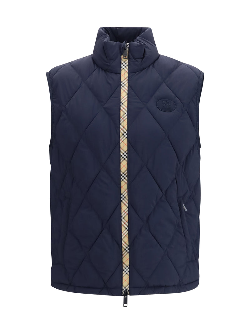 Burberry Burberry Down Vest Navy Men - World Class Fashion