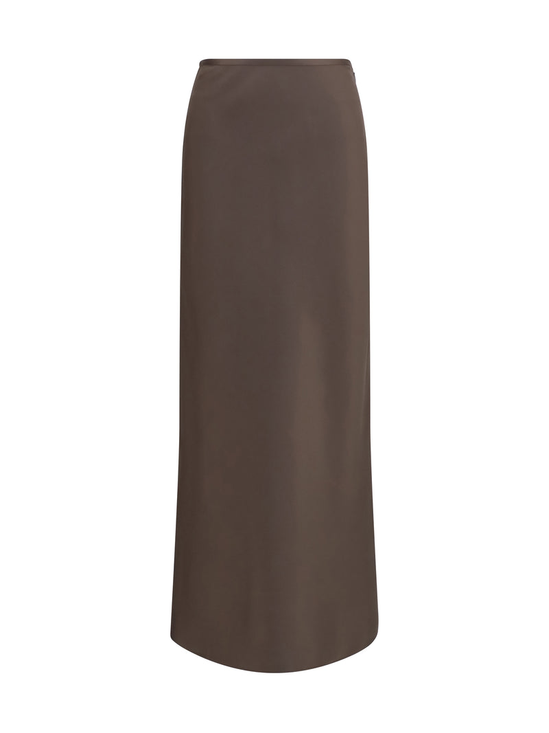 Loulou De Saison Loulou De Saison Silk Twill A-line Maxi Skirt - World Class Fashion