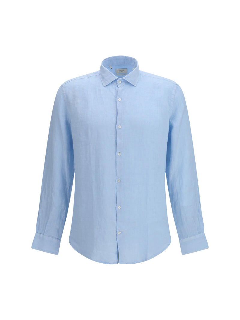 Brooksfield Brooksfield Linen Shirt 753 - World Class Fashion