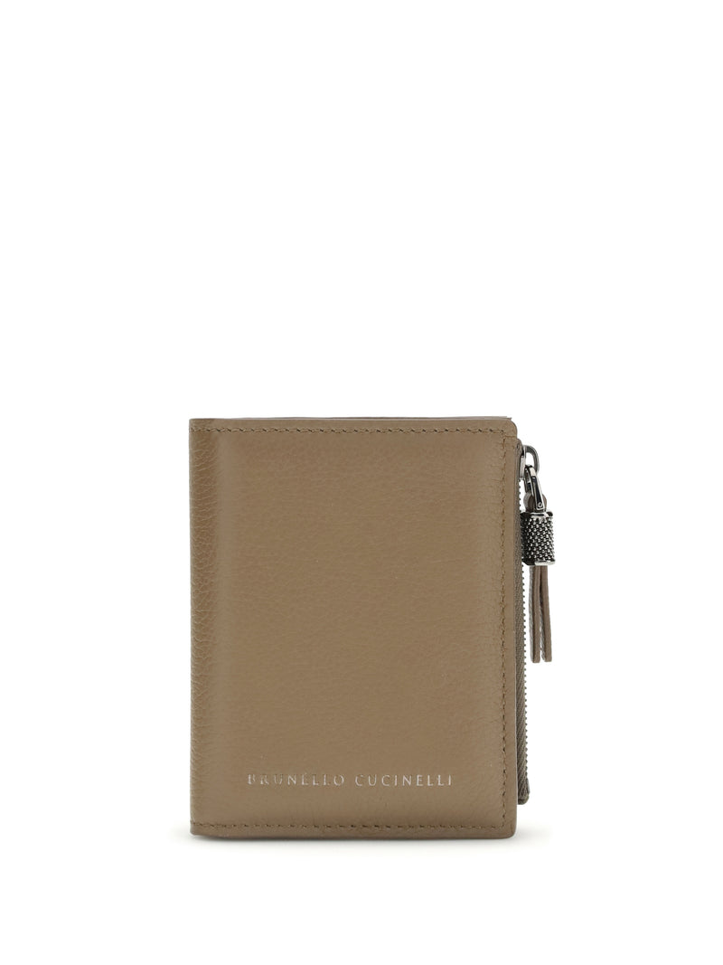 Brunello Cucinelli Brunello Cucinelli Leather Wallet Tawny Women - World Class Fashion