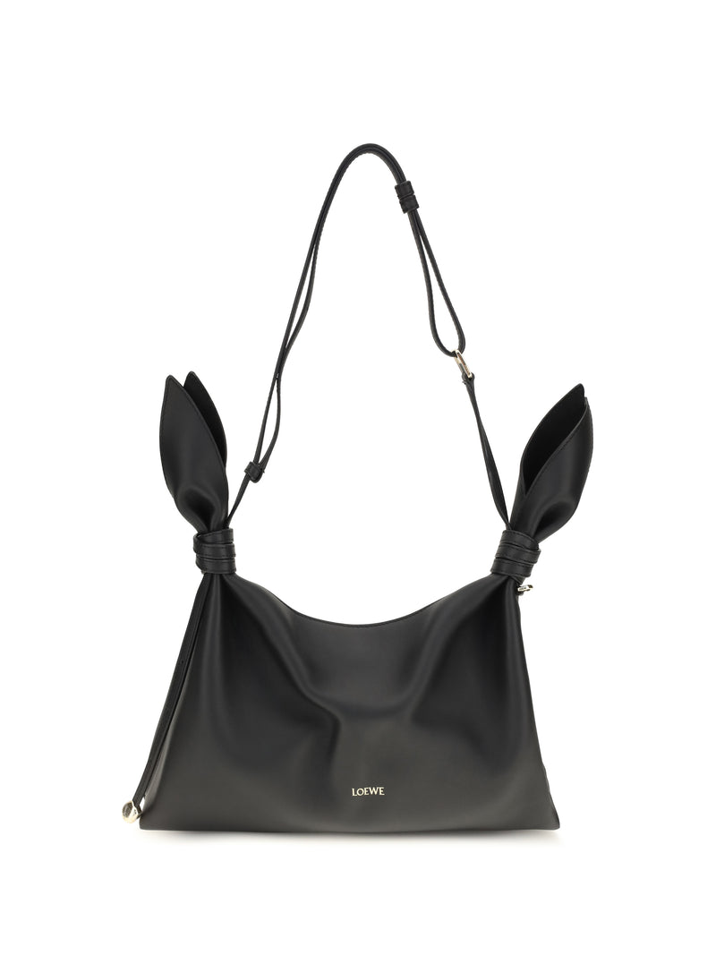 Loewe Loewe Scarf Medium Shoulder Bag Black - World Class Fashion