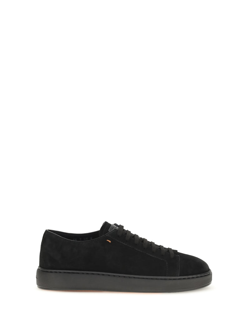 Santoni Santoni Suede Sneakers Black Men - World Class Fashion
