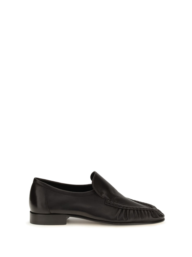 The Row The Row Two Loafers Lacquer Brown - World Class Fashion