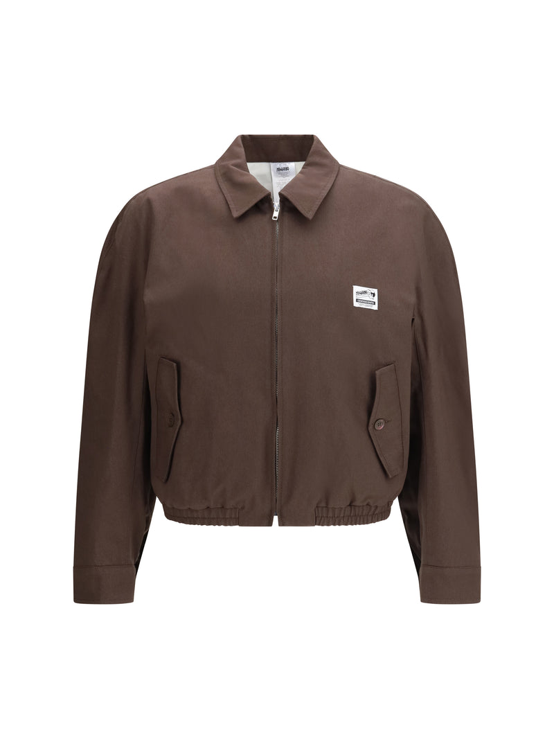 Magliano Magliano Work Cotton Gabardine Jacket Brown - World Class Fashion