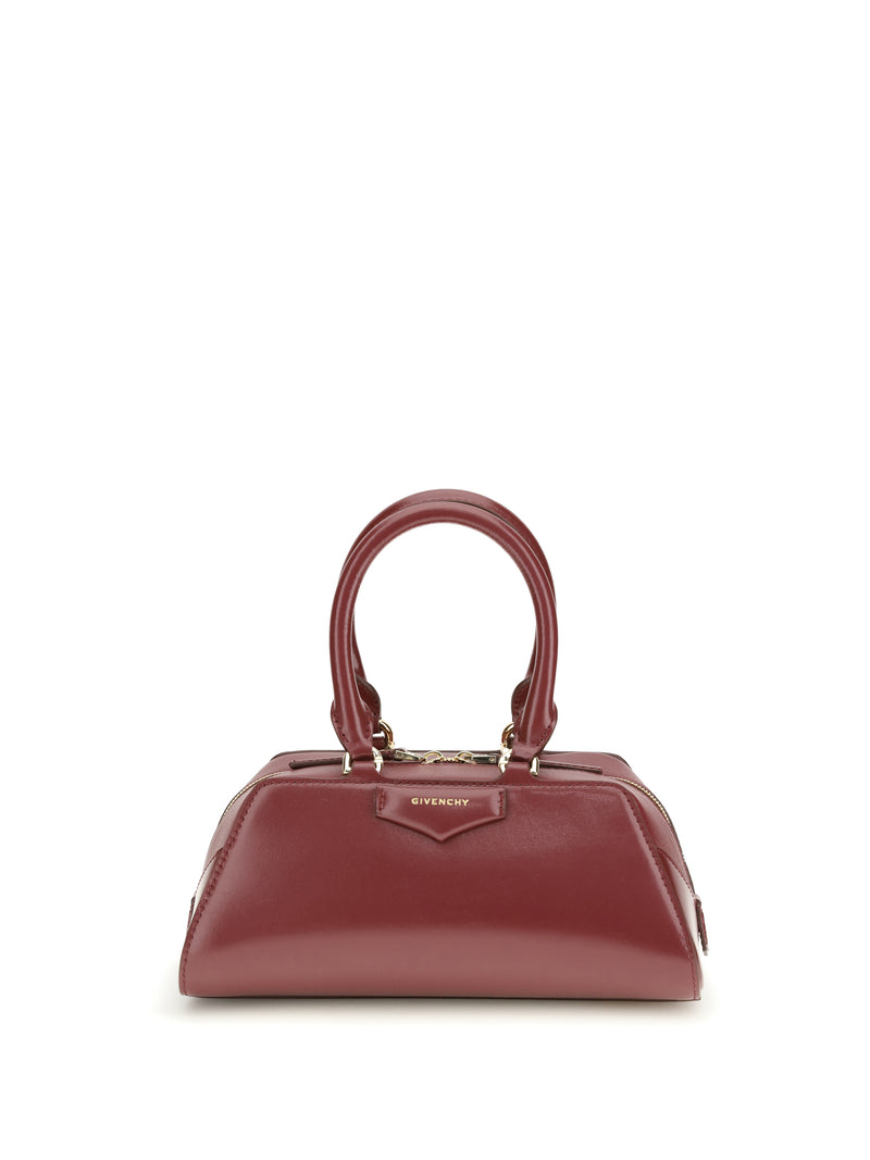 Givenchy Givenchy Antigona East-West Mini Handbag Burgundy - World Class Fashion